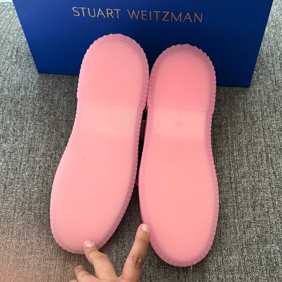 NEW w/Box Stuart Weitzman Brooklyn Low Top Sneakers - Picture 6 of 10